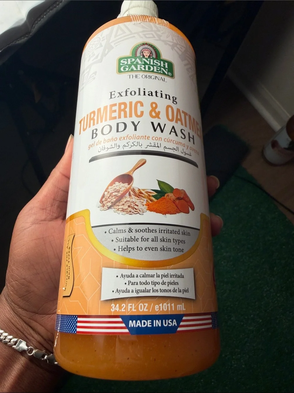 Exfoliating Turmeric & Oatmeal Body Wash — Orange